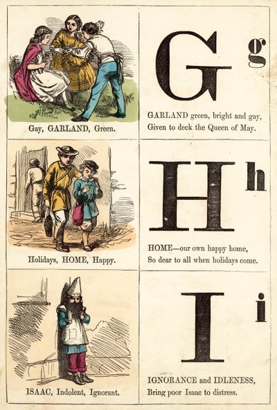 Bilderalphabet von English School